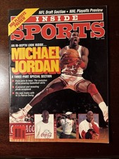 Inside Sports Magazine NBA Playoffs Preview May 1990 Bulls Michael Jordan picture