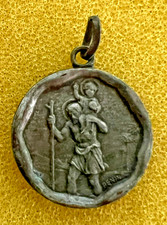 Vintage St Christopher  Christ Child 1