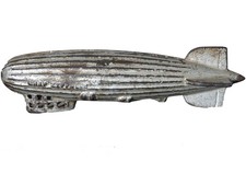1920's AC Williams Graf Zeppelin Cast Iron Bank picture