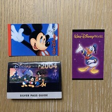Lot of 2x Early 2000’s Walt Disney World Resort Park Vintage Tickets & Holder picture
