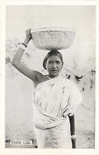 Postcard India Calcutta Kolkata Topical Indian Studies M. Ahmed Tamil Girl picture