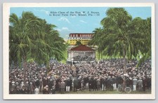 Miami, Florida W.J. Bryan Bible Class Royal Palm Park White Border Unposted picture