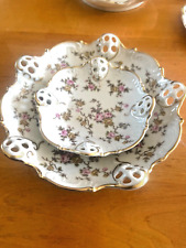 11 PiecesRosenthal Moliere shape Pierced Dishes inMoss Ross & Vines-MOVING SALE picture