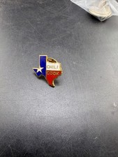 Vtg Texas State Shaped Gold Tone Lapel Pin  picture