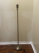 Vintage G&D Spain Brass Floor Lamp Adjustable Height 53” Mid Century No Shade picture