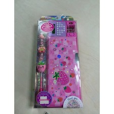 Hot Focus Fancy Pencil Case Pink Strawberry Stationery Set with Calculator Pen picture