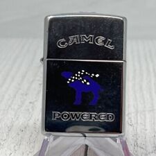 Vintage 1996 Camel Powered Zippo Lighter Chrome Joe Racing Scarf New picture