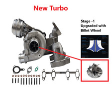 Turbocharger STAGE 1 UPGRADE GOLF IV / AUDI A3 713672 038253019A picture