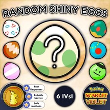 Pokémon SV Random Shiny 6 IV Egg || XXXL / XXXS || Guaranteed 6 IVs || Bundles ✨ picture