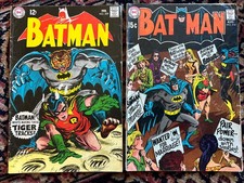 Batman #209 & 214 (DC Comics, 1969) Silver Age, Lo-Grade picture