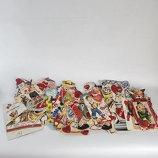 Lot of 50 Vintage Mid Century Die-cut Children's Valentine's Day Cards picture
