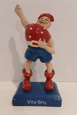 RARE 1930s Vita-Boy Potato Chip Counter Display Plaster Statue - Detroit Brand picture