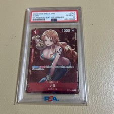 One Piece Card Game Nami ST01-007 PSA 10 Gem Mint Promo picture