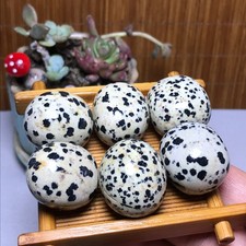 27-22-20mm 6Pcs Natural spotted stone Crystal gemstone Mineral Specimen A4400 picture