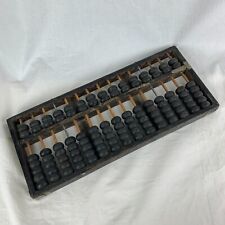 Vintage Chinese Abacus from China in Use Pre-1970 Wooden 15 Post 98 Beads picture