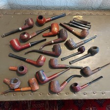 Vintage Estate Pipe Lot 20pc YelloBole Medico Briar Corn Cob Restoration Project picture