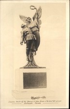 Vancouver BC Canadian Pacific Railway Memorial c1920s-30s Real Photo Postcard picture