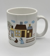 Vintage Cottage Core Country Home Stoneware Coffee/Tea Mug made in Korea 8 oz picture