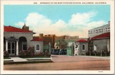 Vintage 1920s HOLLYWOOD California Postcard 