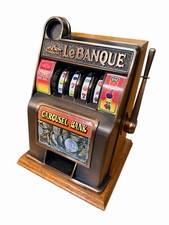 LeBANQUE Carousel Bank Slot Machine Vintage Excellent Condition picture
