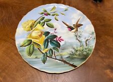 Stunning 3 Antique George Jones & Sons Hummingbird Landscape Collector Plates picture