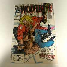 Wolverine #10 Marvel Comics 1989 Copper Age English Wolverine Sabretooth picture