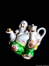 Vintage Porcelain Figurine Buddha Teapot picture