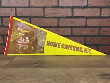 VINTAGE - Howe Caverns NY Pennant New York FULL SIZE picture