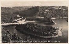 Postcard Gemünd (53937), Urft Dam, island Krummenau, photo postcard picture