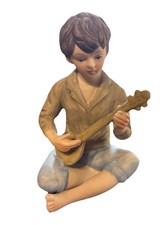 MCM Porcelain Boy Playing His Instrument (P) picture