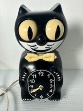 Vintage Kit Cat Klock electric wall clock D8 Missing Parts picture