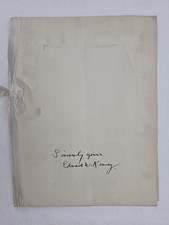 1936 antique EDWARD W KENNEY woburn ma MAYOR DINNER PROGRAM James M Curley picture