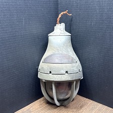 Vintage CROUSE - HINDS COMPANY INDUSTRIAL LIGHT Syracuse New York Man Cave Light picture