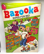 Vintage Bazooka Joe Super Fun Pad 1983 Great Graphics Advertising picture