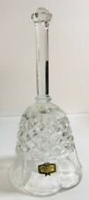 Crystal Bell Zajecar 24% Lead Clear Crystal Hand Bell Made in Former Yugoslavia picture