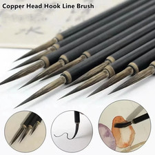 3pcs Chinese Calligraphy Brush Set Fine Line Painting Bamboo Pens - NEW picture