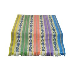 TENUN IKAT ETHNIC HANDWOVEN TEXTILES INDONESIA FOR BLANKET HOME DECORATION GD02 picture