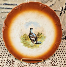 Antique Petrus Regout & Co Maastricht 9” Plate Game Bird Made in Holland (read) picture