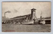 Spokane WA-Washington, New Colman Docks, Antique Souvenir Vintage Postcard picture
