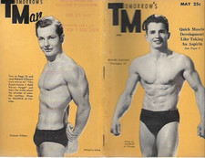 TOMORROW'S MAN MAY 1955 Pocketsize Physique Magazine picture