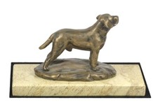 Labrador Retriever - Figure with Dog on Sandy Marble Art Dog DE picture