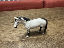 Schleich Gray Hanoverian Stallion With Black Mane Model Horse picture