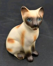 Vintage Lefton Siamese Cat Figurine Figure Ceramic 2441 2.5