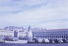 1950s Lisbon Portugal  Terreiro do Paco 35mm Kodachrome slide picture