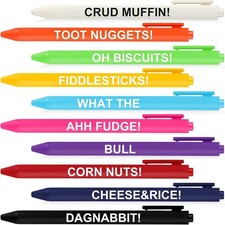 10 Pcs Funny Pens for Adults Fun Ballpoint Pens Bulk with Sayings Novelty Quotes picture