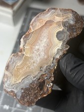 Picacho Agate Peach Banding Quartz Mexico Laguna picture