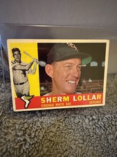 1960 Topps #495 Sherm Lollar Chicago White Sox Baseball Card picture