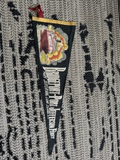 Vintage Port Jefferson Long Is1and - Bridgeport Felt Pennant, Rare Boat Graphic picture