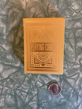 Nice Gently Used DKNG x Art Of Play Limited Edition “Gold Wheels” Bicycle Cards picture