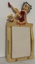 Vintage Betty Boop Wall Hanging Notepad W/ 2 Hooks-Retired RARE 1 NEW picture